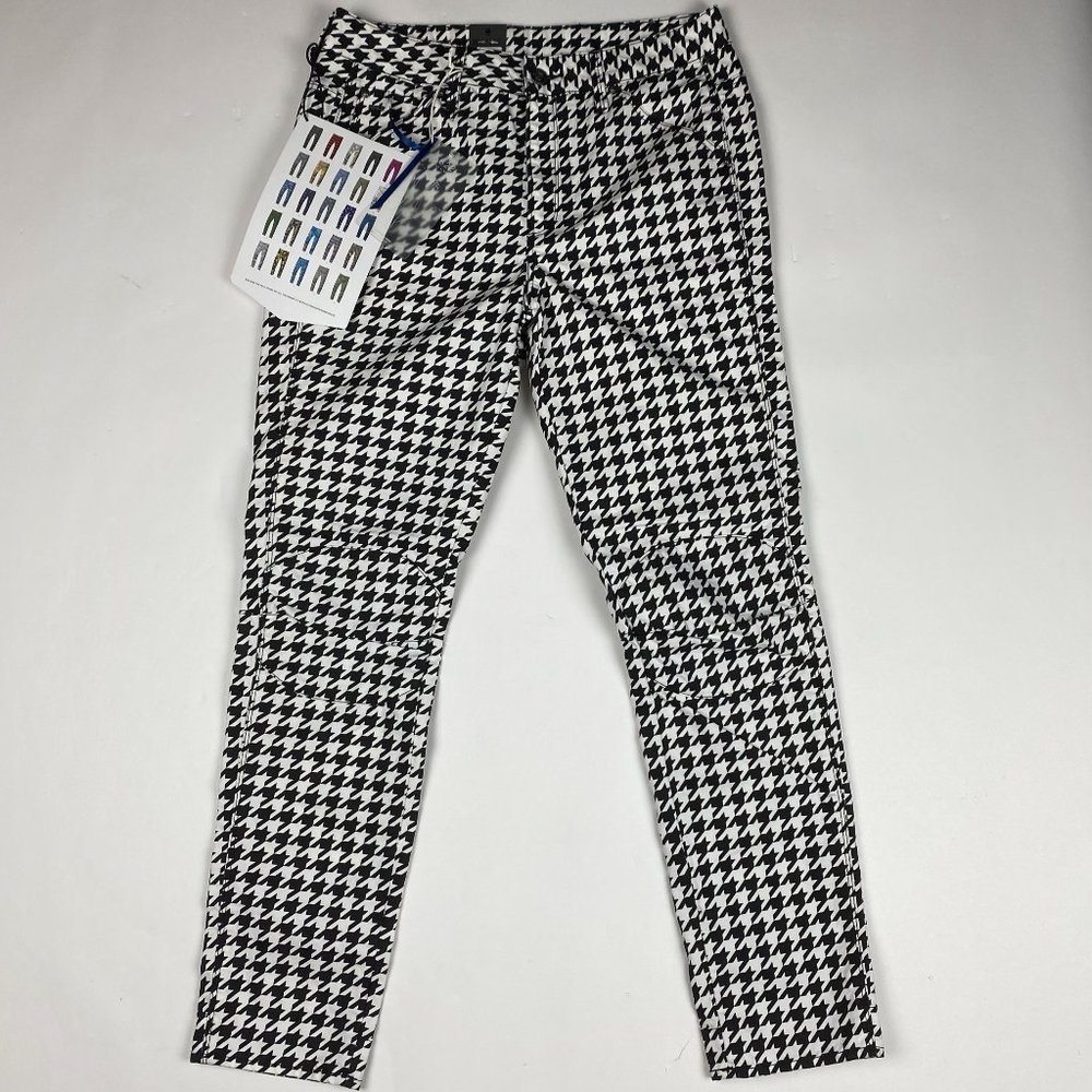 NEW G-Star Pharrell Williams Elwood X25 Houndstooth Pants Jeans Womens 27 x 32
